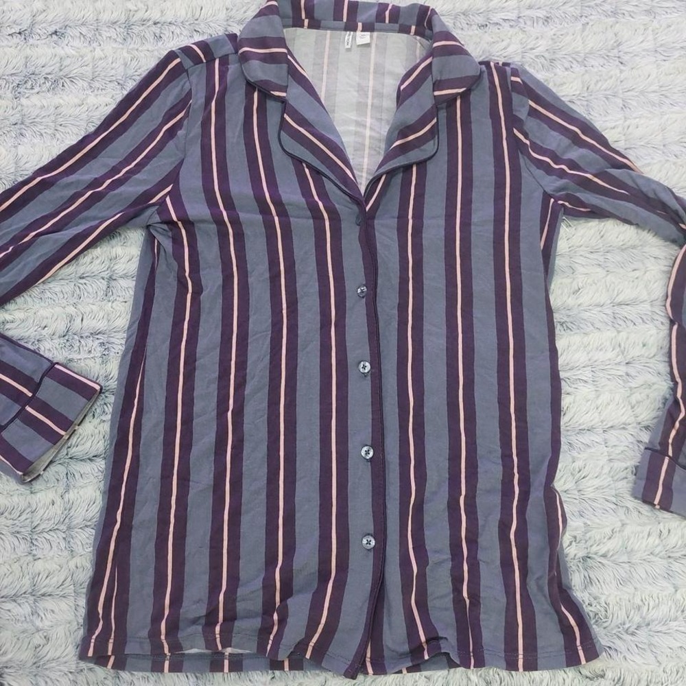 Nordstrom striped‎ night shirt XS